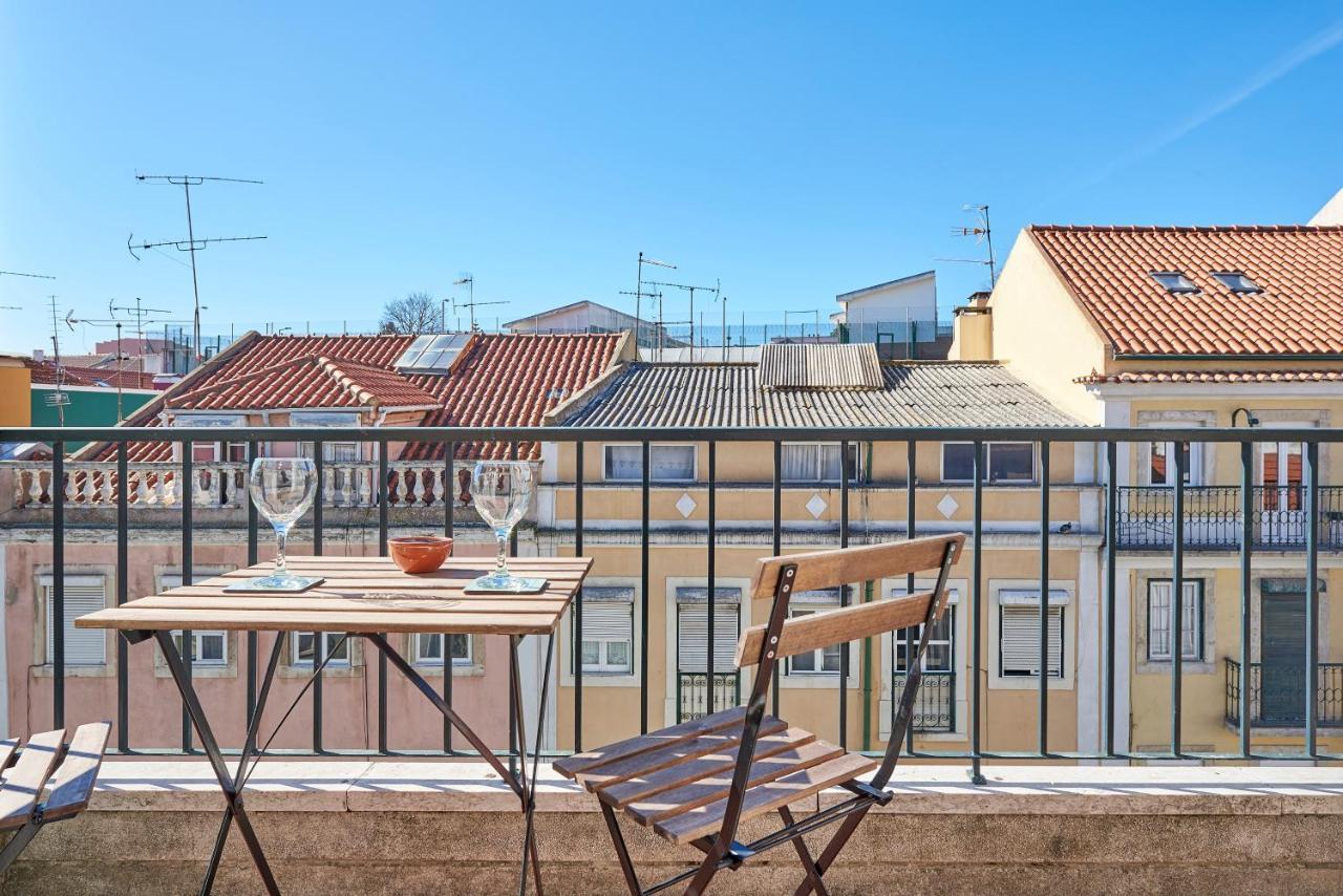 Terrace With River View Lissabon Buitenkant foto